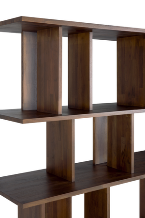 Brown Teak Shelving System | Ethnicraft Irregular | Oroa.com