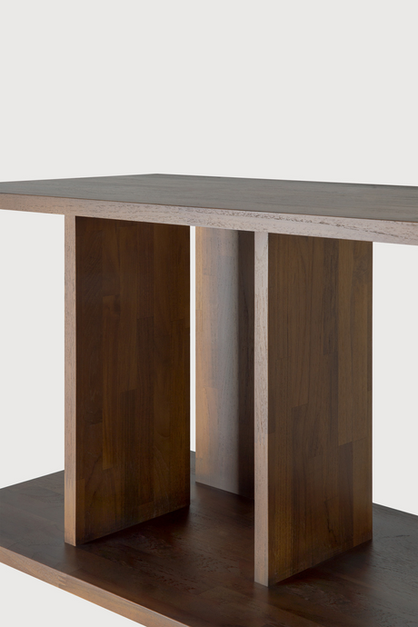 Brown Teak Shelving System | Ethnicraft Irregular | Oroa.com