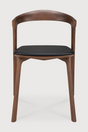 Brown Teak Dining Chair | Ethnicraft Bok | Oroa.com