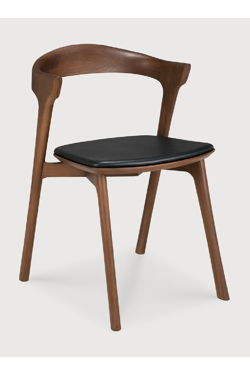 Brown Teak Dining Chair | Ethnicraft Bok | Oroa.com