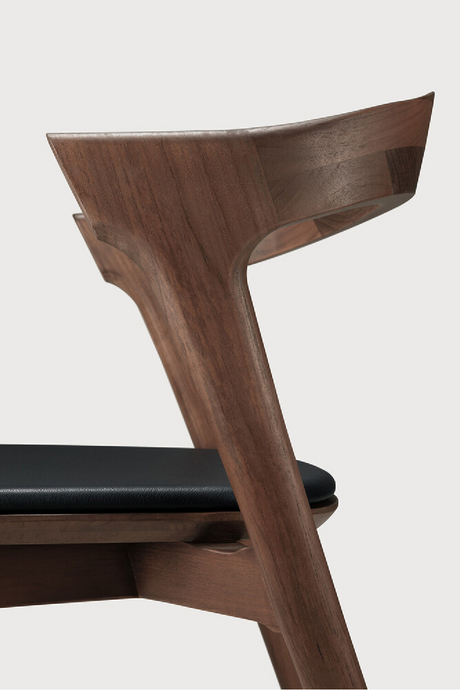 Brown Teak Dining Chair | Ethnicraft Bok | Oroa.com