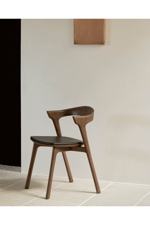 Brown Teak Dining Chair | Ethnicraft Bok | Oroa.com