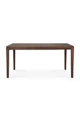 Teak Brown Minimalist Dining Table | Ethnicraft Bok | Oroa.com