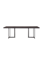 Dark Brown Teaek Dining Table | Ethnicraft Tacet  | Oroa.com
