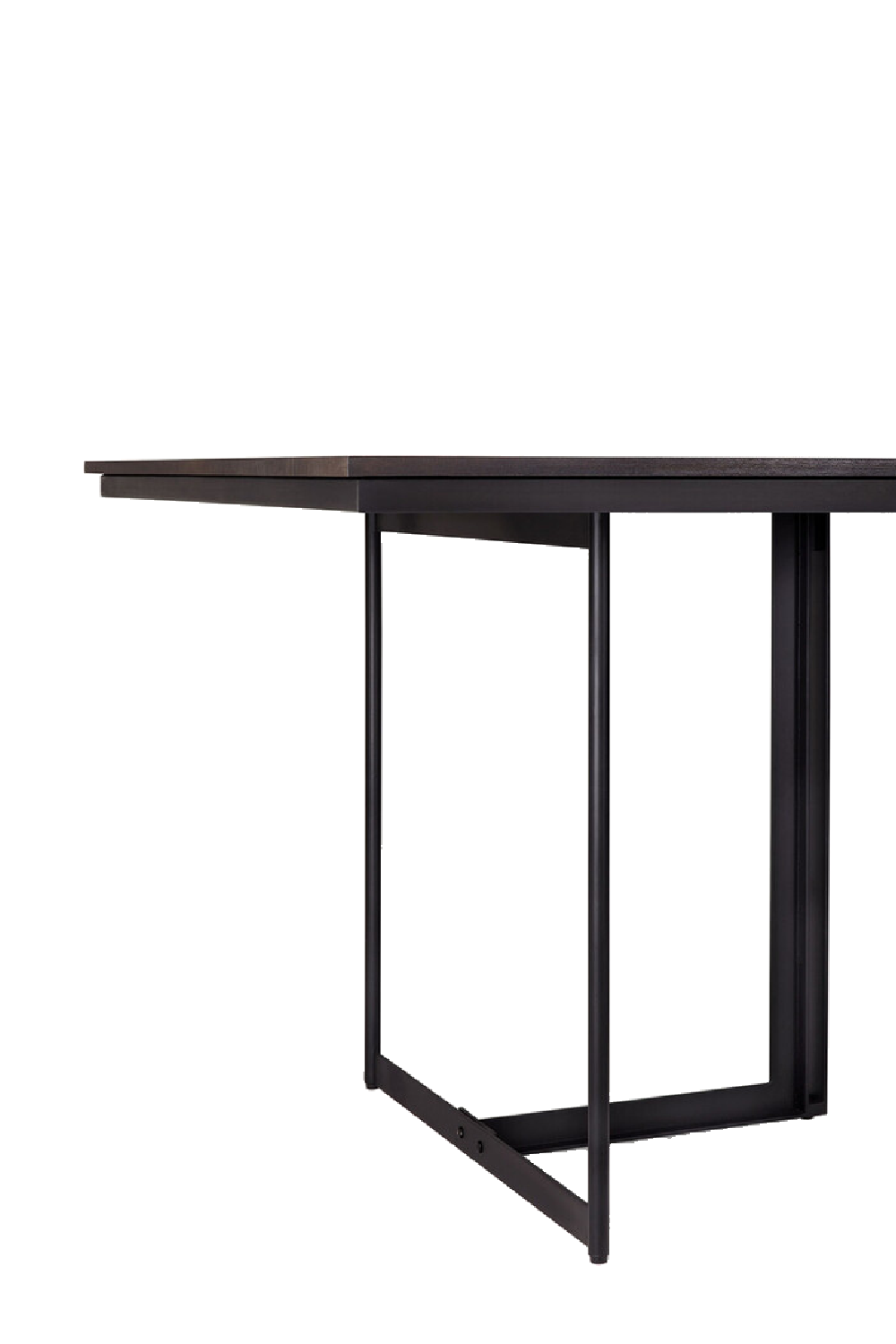 Dark Brown Teaek Dining Table | Ethnicraft Tacet  | Oroa.com