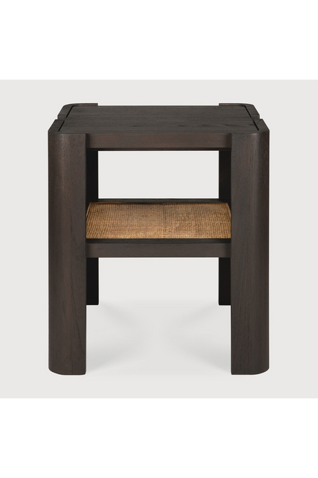 Brown Teak Side Table | Ethnicraft Panel | Oroa.com