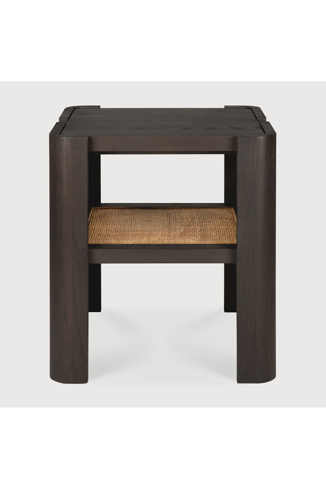 Brown Teak Side Table | Ethnicraft Panel | Oroa.com