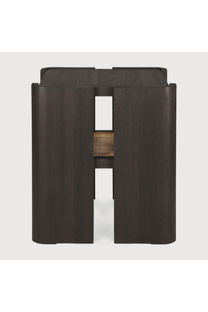 Brown Teak Side Table | Ethnicraft Panel | Oroa.com