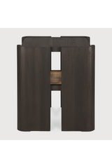 Brown Teak Side Table | Ethnicraft Panel | Oroa.com