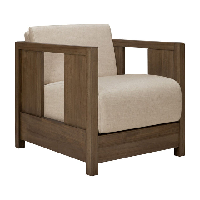 Modern or European furniture - Fabric Cushioned Lounge Chair - www.oroa.com