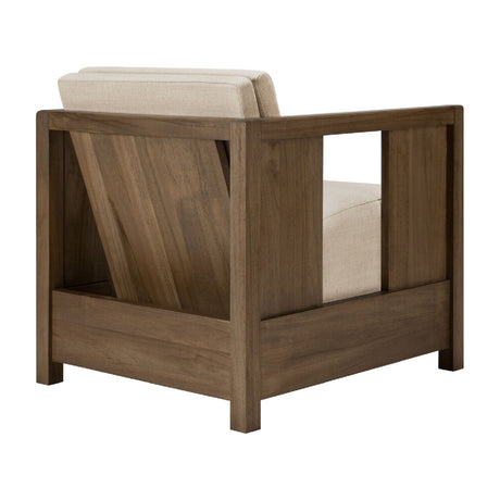 Modern or European furniture - Fabric Cushioned Lounge Chair - www.oroa.com