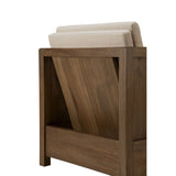 Modern or European furniture - Fabric Cushioned Lounge Chair - www.oroa.com