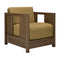 Modern or European furniture - Fabric Cushioned Lounge Chair - www.oroa.com