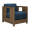 Modern or European furniture - Fabric Cushioned Lounge Chair - www.oroa.com