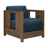 Modern or European furniture - Fabric Cushioned Lounge Chair - www.oroa.com