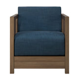 Modern or European furniture - Fabric Cushioned Lounge Chair - www.oroa.com