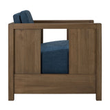 Modern or European furniture - Fabric Cushioned Lounge Chair - www.oroa.com
