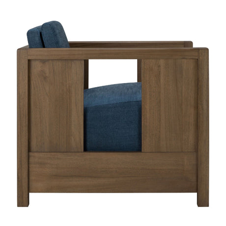 Modern or European furniture - Fabric Cushioned Lounge Chair - www.oroa.com