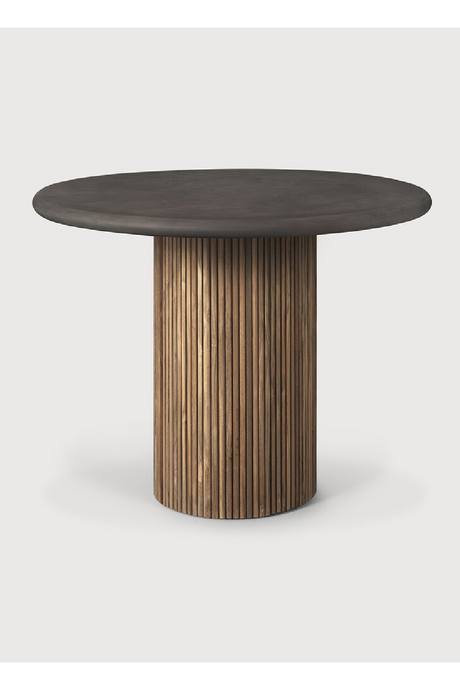 Gray Concrete Outdoor Dining Table | Ethnicraft Roller Max | Oroa.com