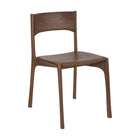 Modern or European furniture - Brown Teak Dining Chair - www.oroa.com