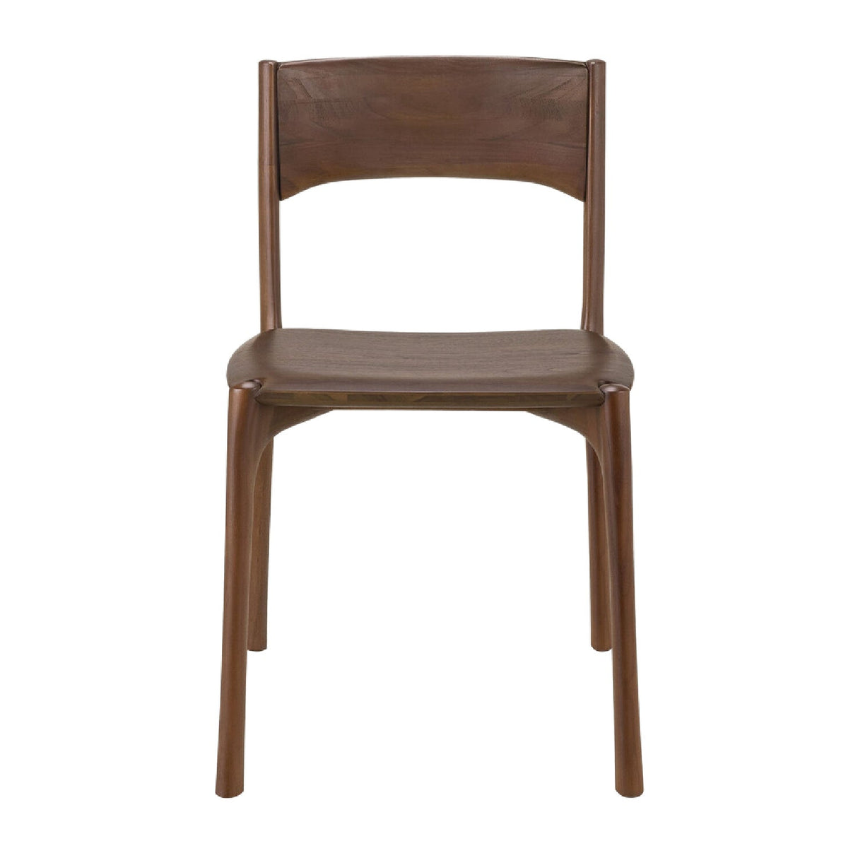 Modern or European furniture - Brown Teak Dining Chair - www.oroa.com