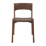 Modern or European furniture - Brown Teak Dining Chair - www.oroa.com