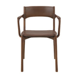 Modern or European furniture - Brown Teak Dining Chair - www.oroa.com