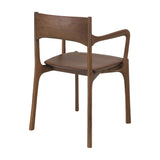 Modern or European furniture - Brown Teak Dining Chair - www.oroa.com