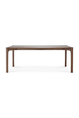 Varnished Teak Dining Table | Ethnicraft PI | Oroa.com