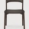 Dark Brown Teak Dining Chair | Ethnicraft PI | Oroa.com