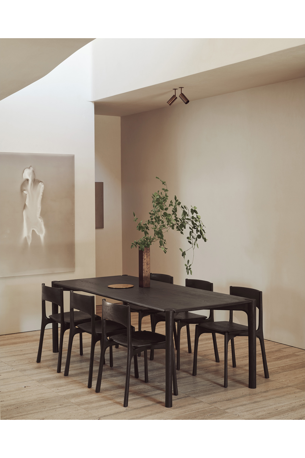 Dark Brown Teak Dining Chair | Ethnicraft PI | Oroa.com