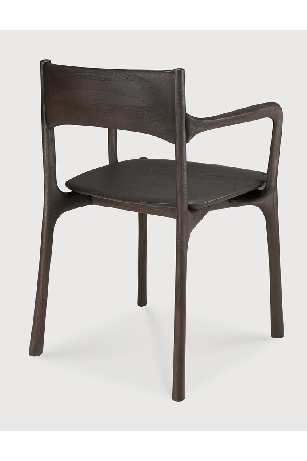 Dark Brown Teak Dining Chair | Ethnicraft PI | Oroa.com