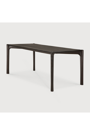 Varnished Teak Dining Table | Ethnicraft PI | Oroa.com