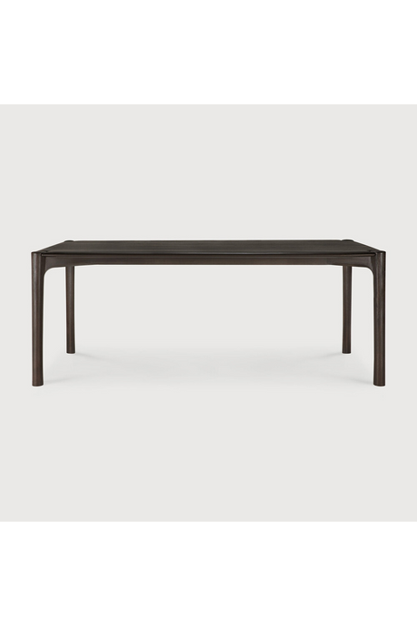 Varnished Teak Dining Table | Ethnicraft PI | Oroa.com