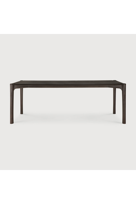 Varnished Teak Dining Table | Ethnicraft PI | Oroa.com