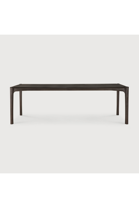 Varnished Teak Dining Table | Ethnicraft PI | Oroa.com