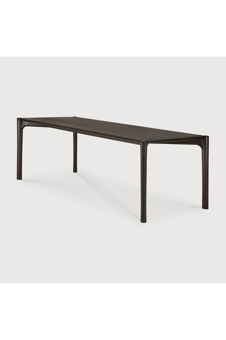 Varnished Teak Dining Table | Ethnicraft PI | Oroa.com