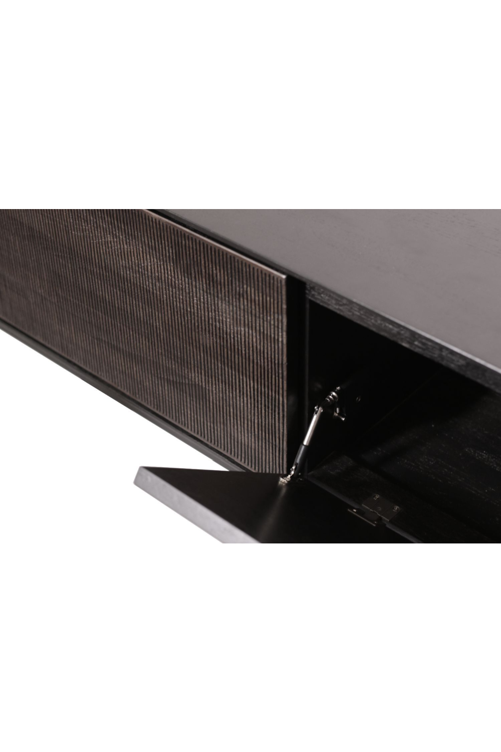 Dark Teak TV Cupboard | Ethnicraft Grooves | OROA.com