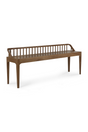 Modern Nordic Teak Bench | Ethnicraft Spindle | Oroa.com