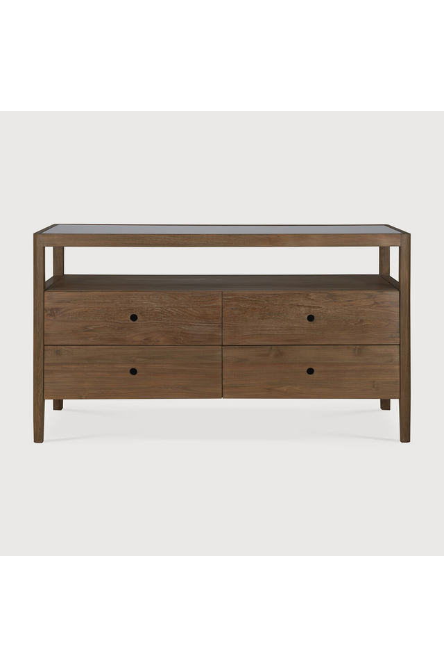 4-Drawer Oak Dresser | Ethnicraft Spindle | Oroa.com