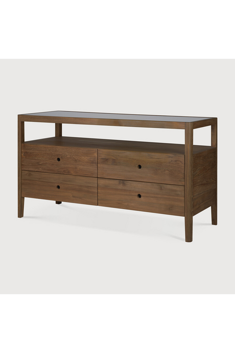 4-Drawer Oak Dresser | Ethnicraft Spindle | Oroa.com