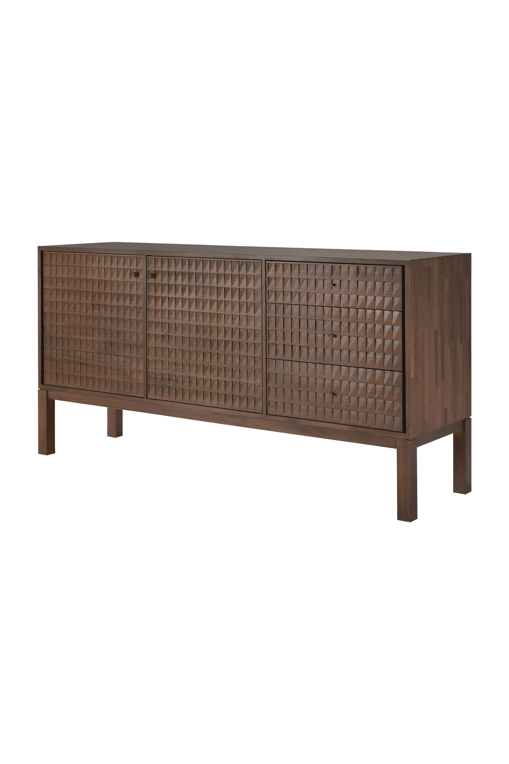 Hand-carved Paneled Sideboard | Ethnicraft Sono | Oroa.com