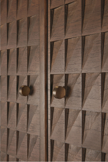 Hand-carved Paneled Sideboard | Ethnicraft Sono | Oroa.com