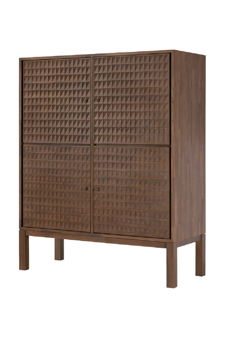Hand-carved Paneled Cupboard | Ethnicraft Sono | Oroa.com