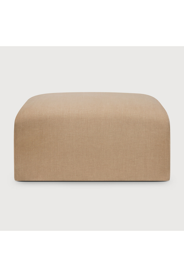 Stitched Detail Footstool | Ethnicraft Bulky | Oroa.com