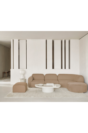 Stitched Detail Footstool | Ethnicraft Bulky | Oroa.com