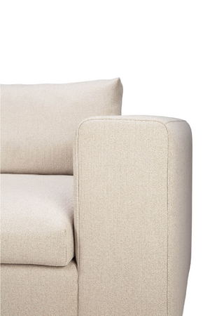 Upholstered 3-Seater Lounge Sofa | Ethnicraft Mellow | Oroa.com