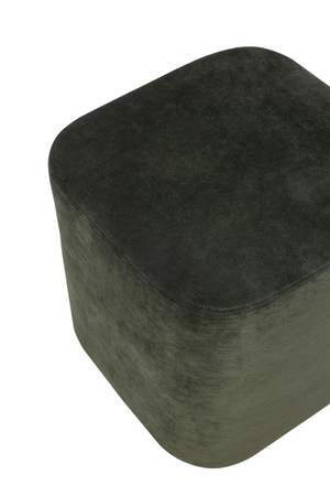 Velvet Minimalist Pouf | Ethnicraft Cube | Oroa.com