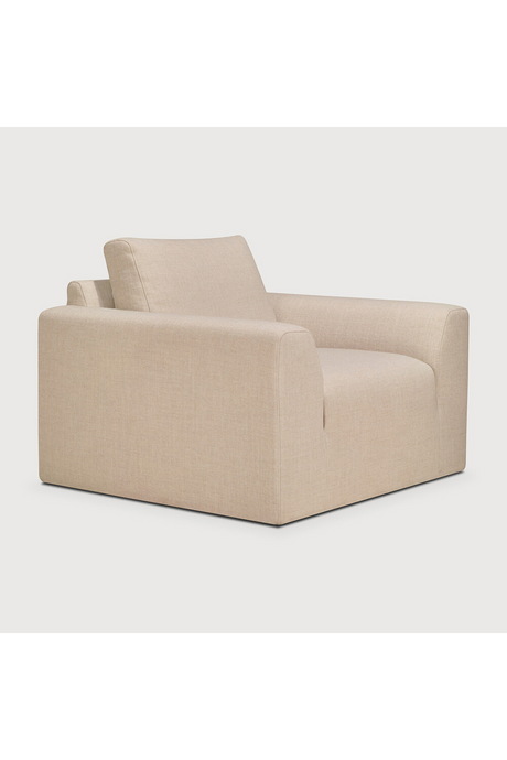 Cream Lounge Chair | Ethnicraft Ease | Oroa.com
