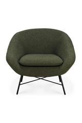Vintage Style Lounge Chair | Ethnicraft Barrow | OROA.COM